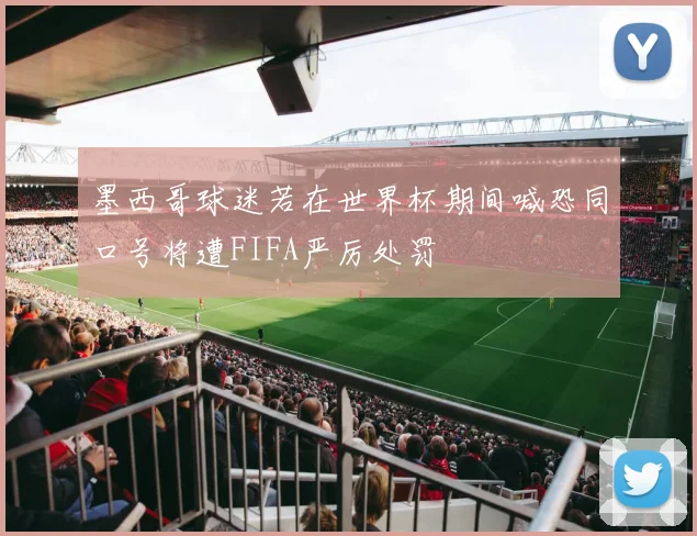 墨西哥球迷若在世界杯期间喊恐同口号将遭FIFA严厉处罚